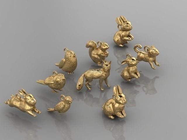 Collection TINY ANIMALS 3D print model