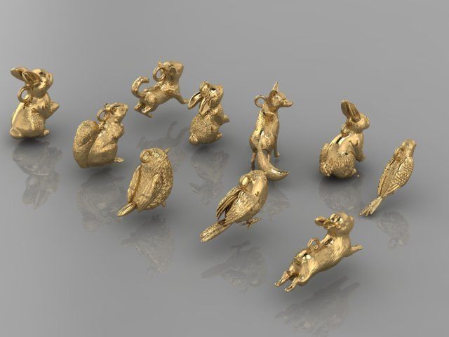 Collection TINY ANIMALS 3D print model_22