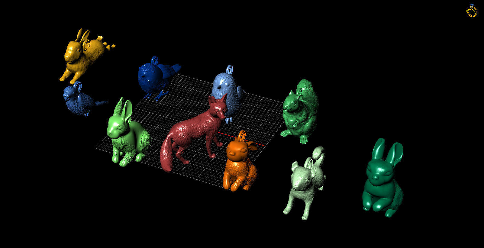 Collection TINY ANIMALS 3D print model_23