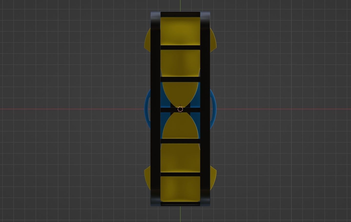 Sleigh chair with design Low-poly 3D model_12