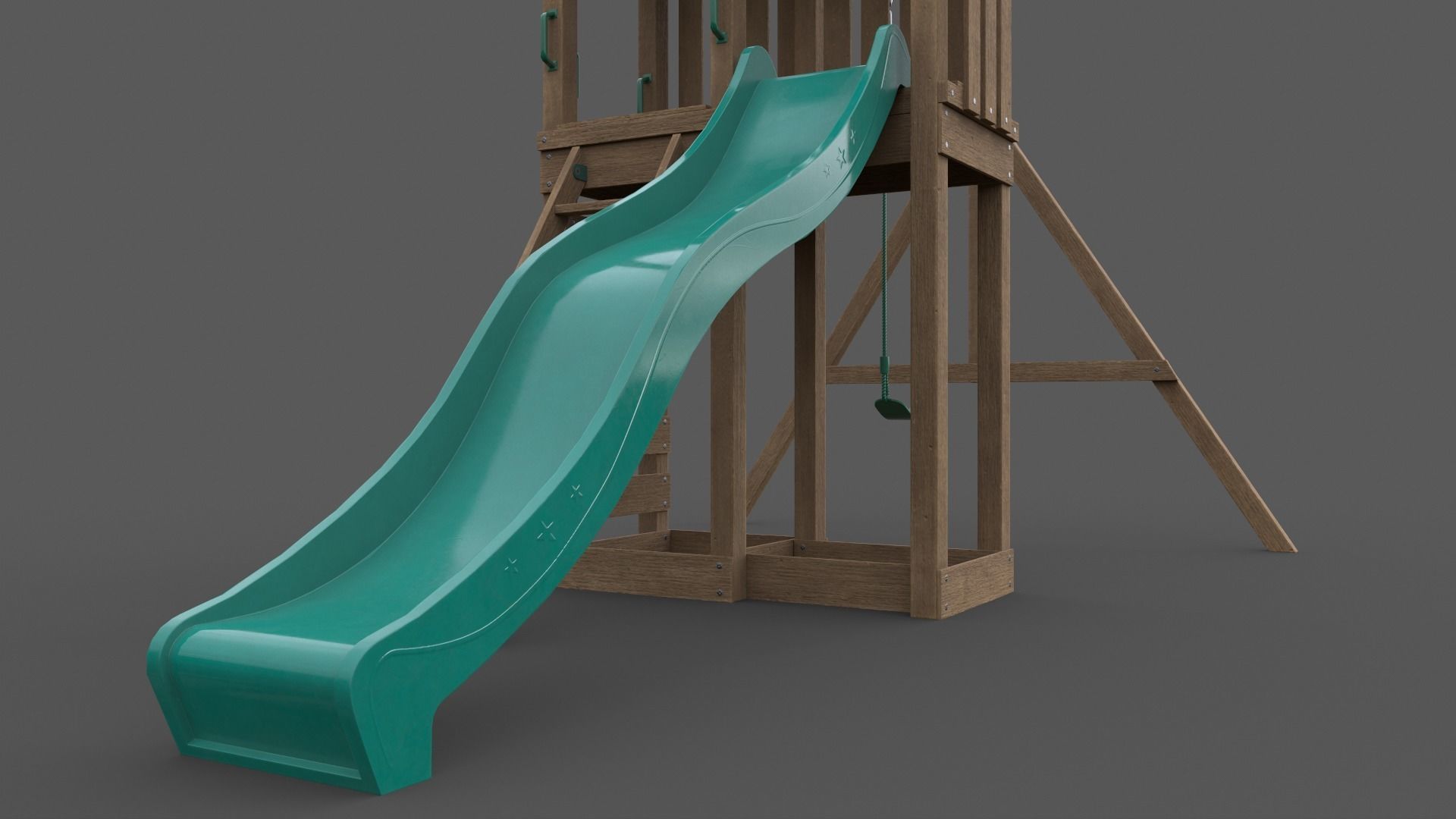 PBR Playground Jungle Gym 02 Low-poly 3D model_33
