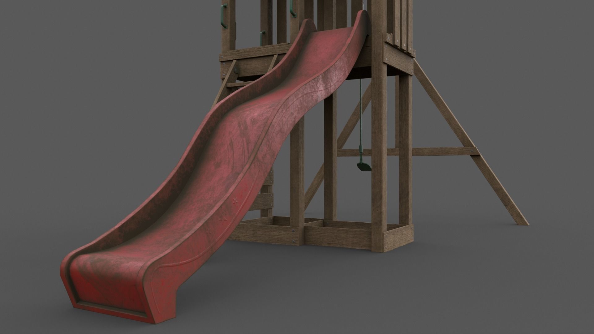 PBR Playground Jungle Gym 02 Low-poly 3D model_32