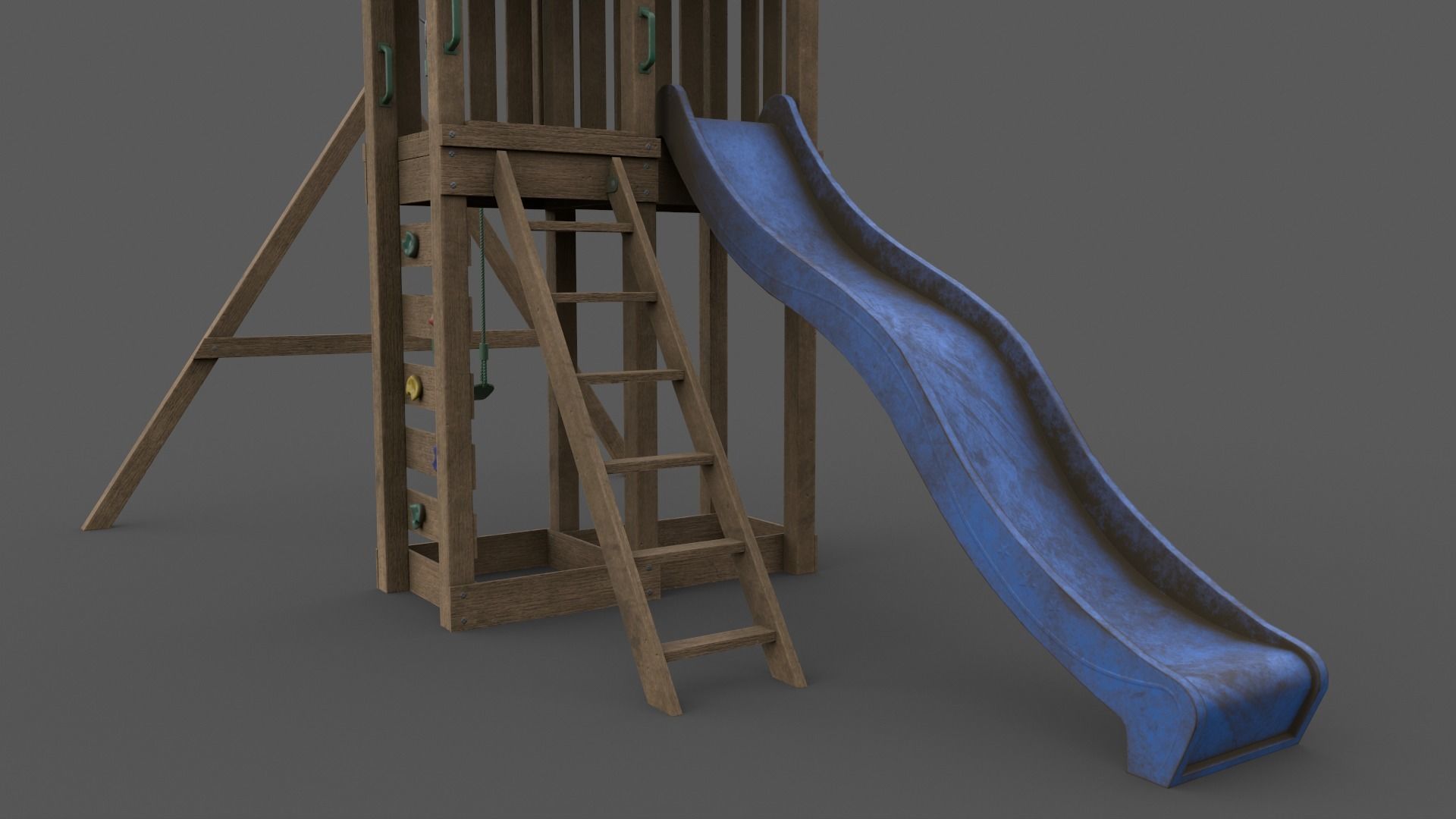 PBR Playground Jungle Gym 02 Low-poly 3D model_29