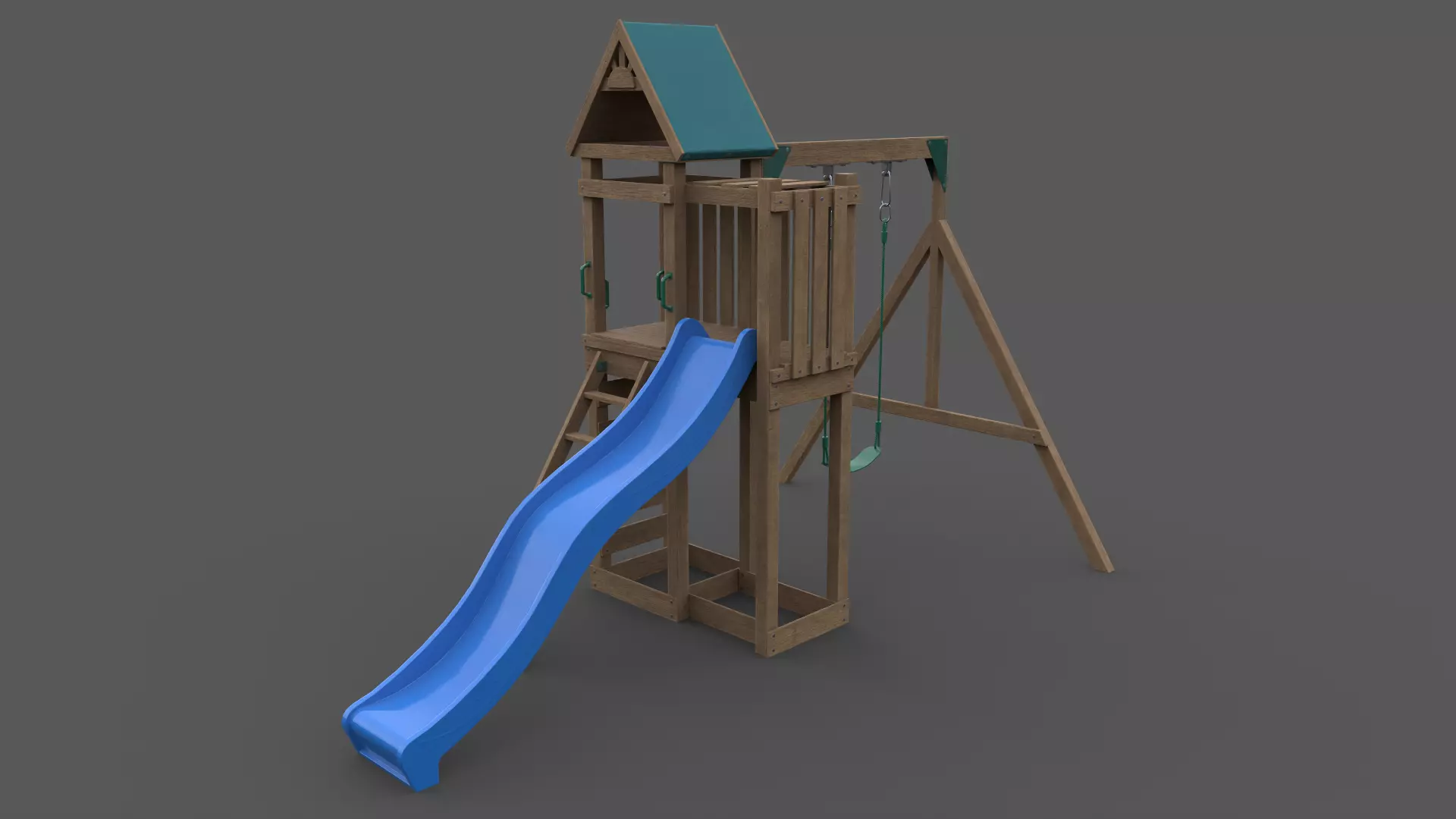 PBR Playground Jungle Gym 02 Low-poly 3D model_0