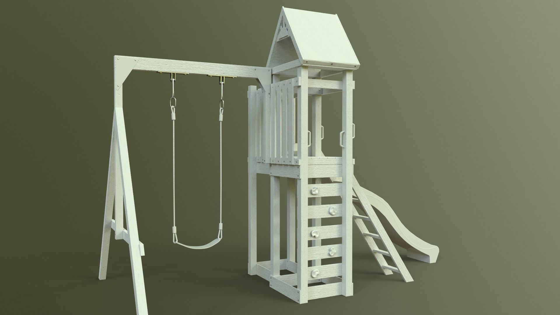 PBR Playground Jungle Gym 02 Low-poly 3D model_39