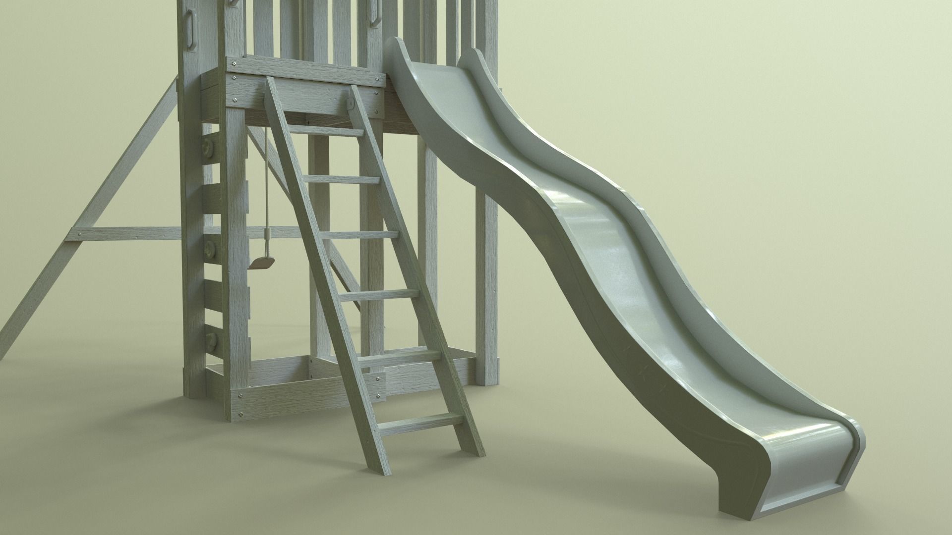 PBR Playground Jungle Gym 02 Low-poly 3D model_40