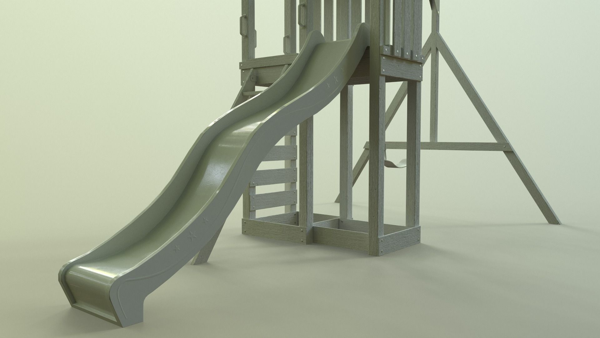 PBR Playground Jungle Gym 02 Low-poly 3D model_41