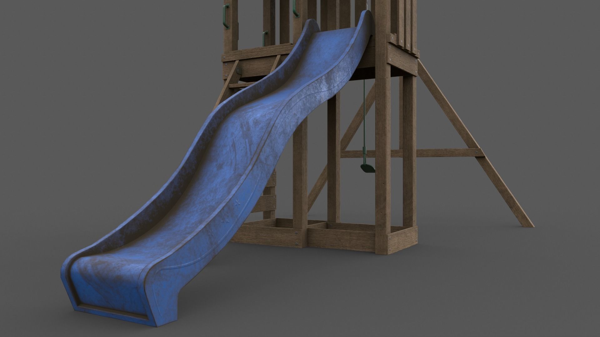 PBR Playground Jungle Gym 02 Low-poly 3D model_36
