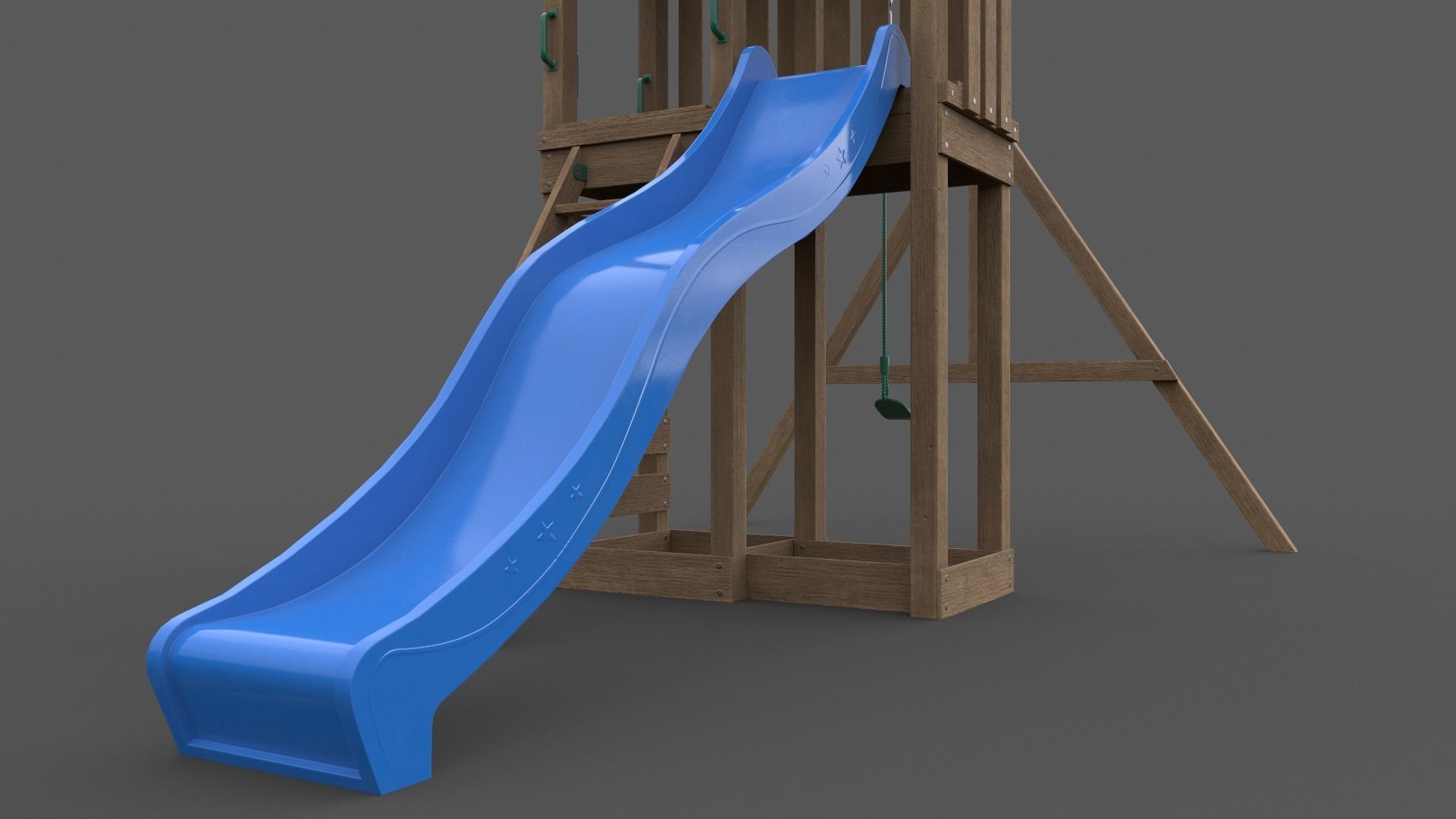PBR Playground Jungle Gym 02 Low-poly 3D model_35