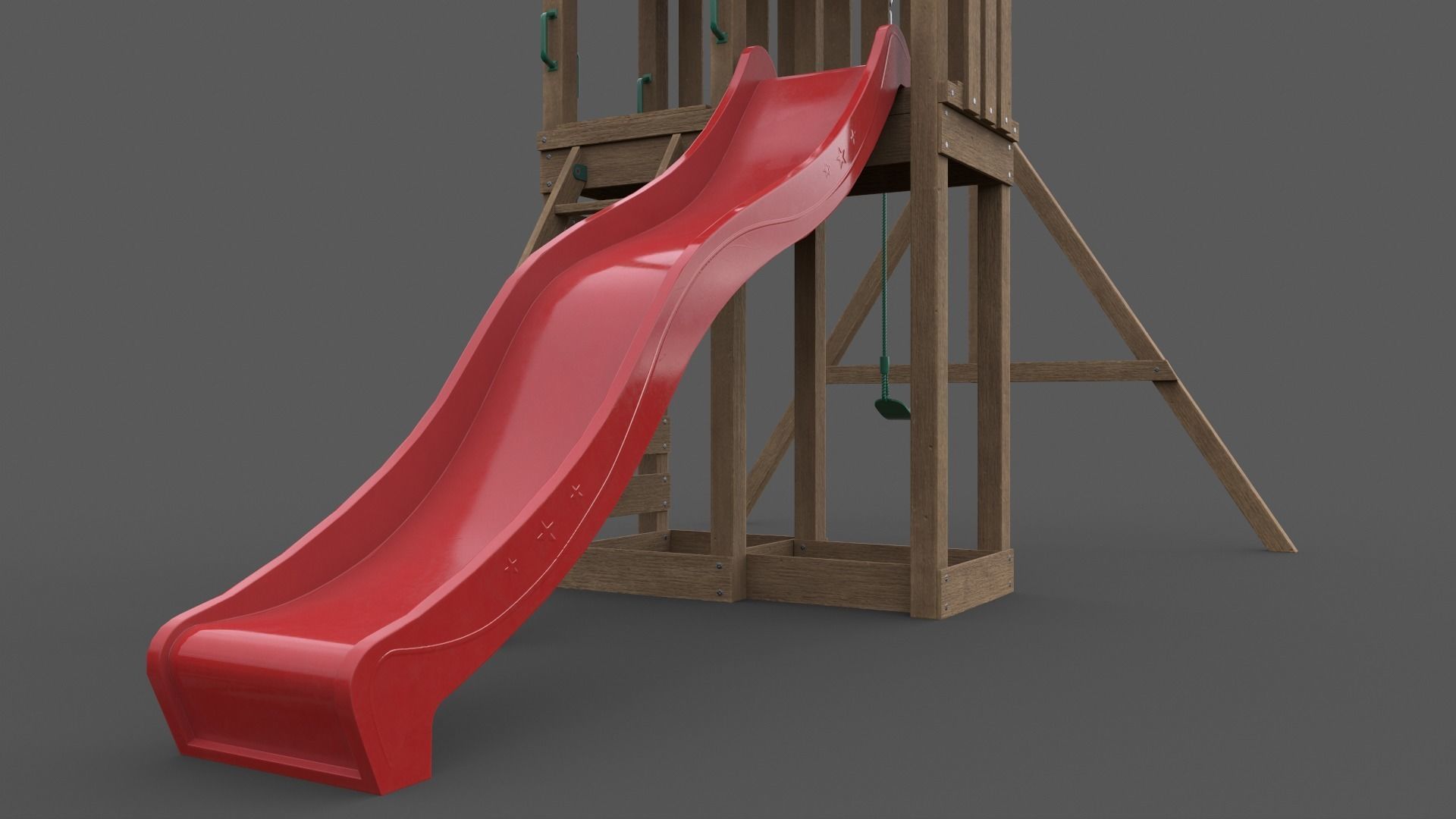 PBR Playground Jungle Gym 02 Low-poly 3D model_31