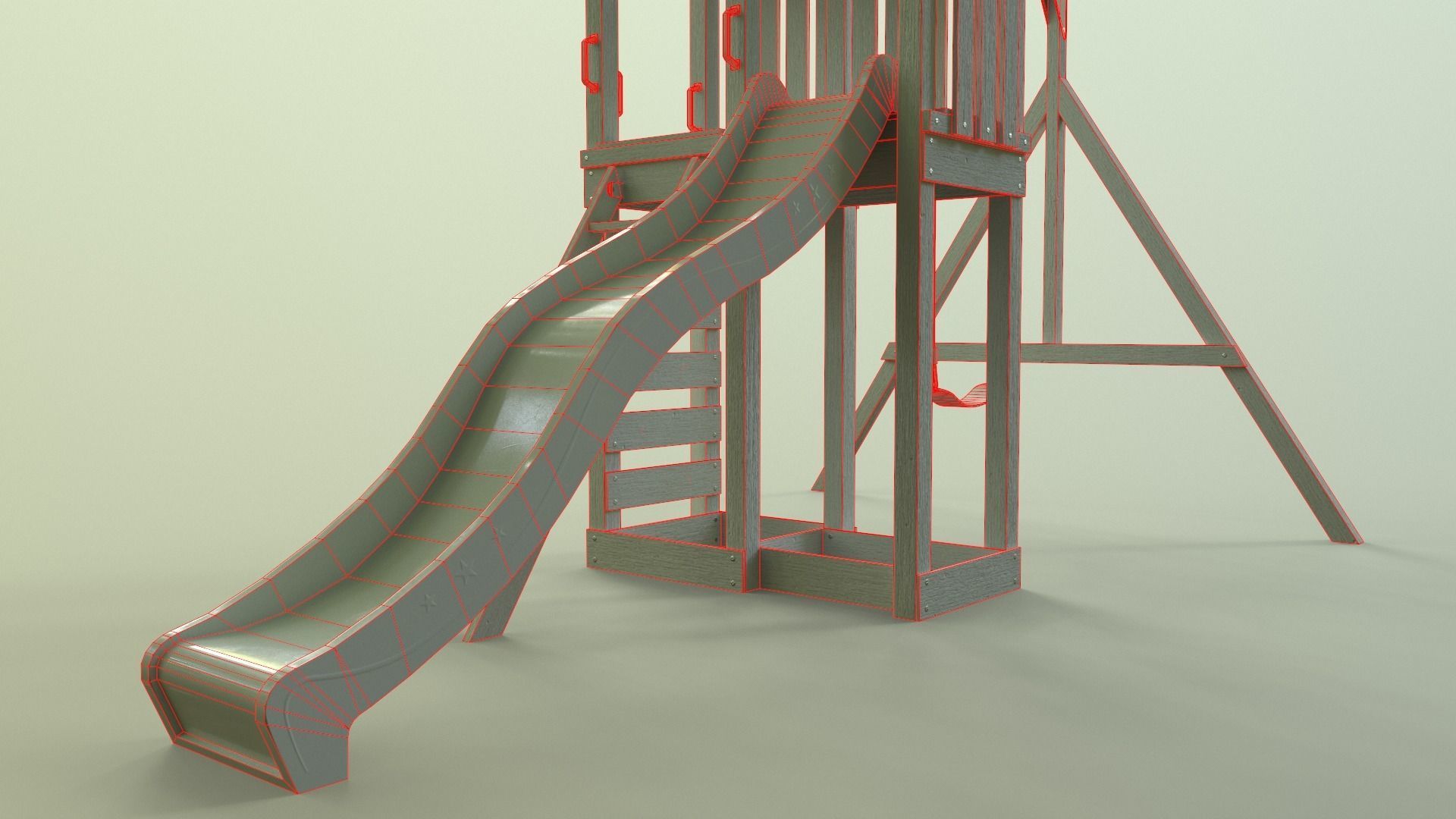 PBR Playground Jungle Gym 02 Low-poly 3D model_46