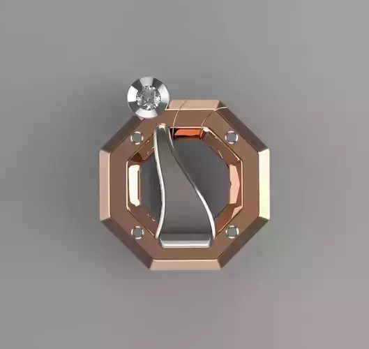 Lock for Chains and Bracelets 3D Print Model