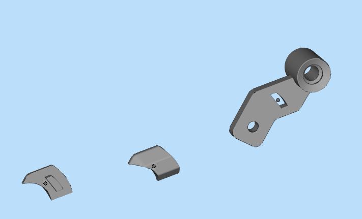 Lock for Chains and Bracelets 3D Print Model 3D print model_9