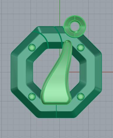 Lock for Chains and Bracelets 3D Print Model 3D print model_3