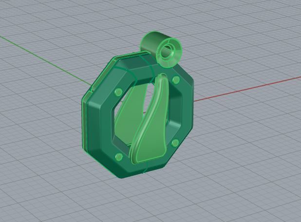 Lock for Chains and Bracelets 3D Print Model 3D print model_2