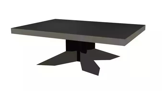 Blocky Abstract Dining Table