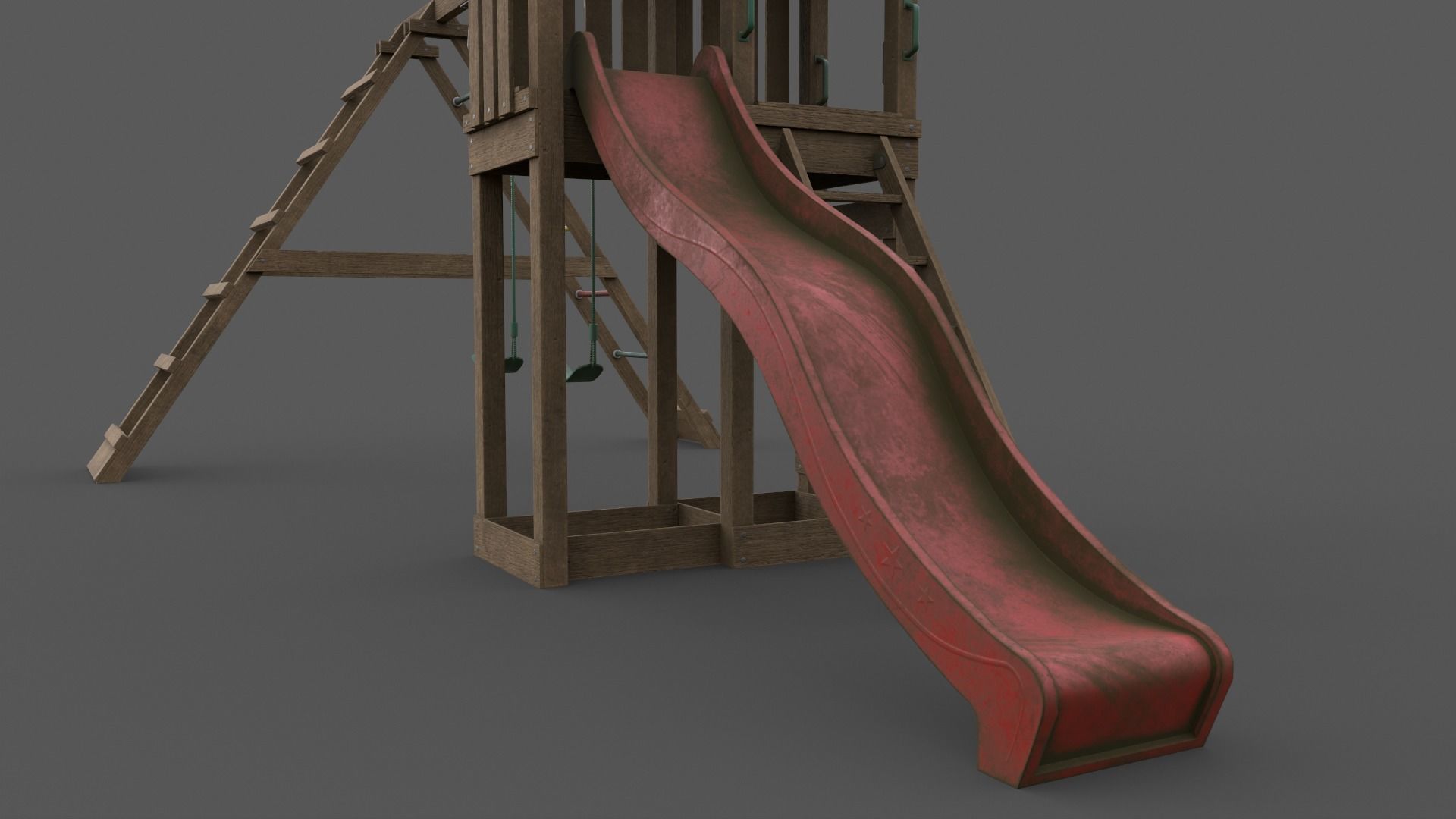 PBR Playground Jungle Gym 03 Low-poly 3D model_33