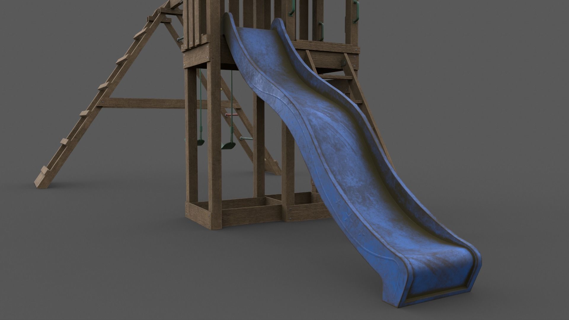PBR Playground Jungle Gym 03 Low-poly 3D model_37