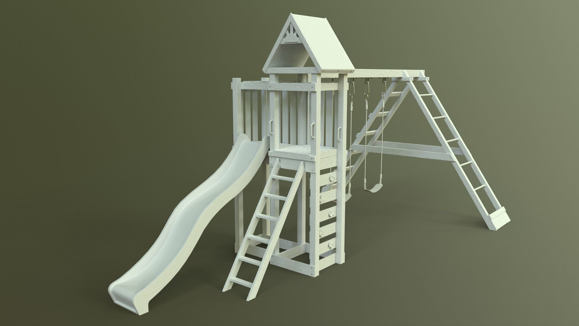 PBR Playground Jungle Gym 03 Low-poly 3D model_38
