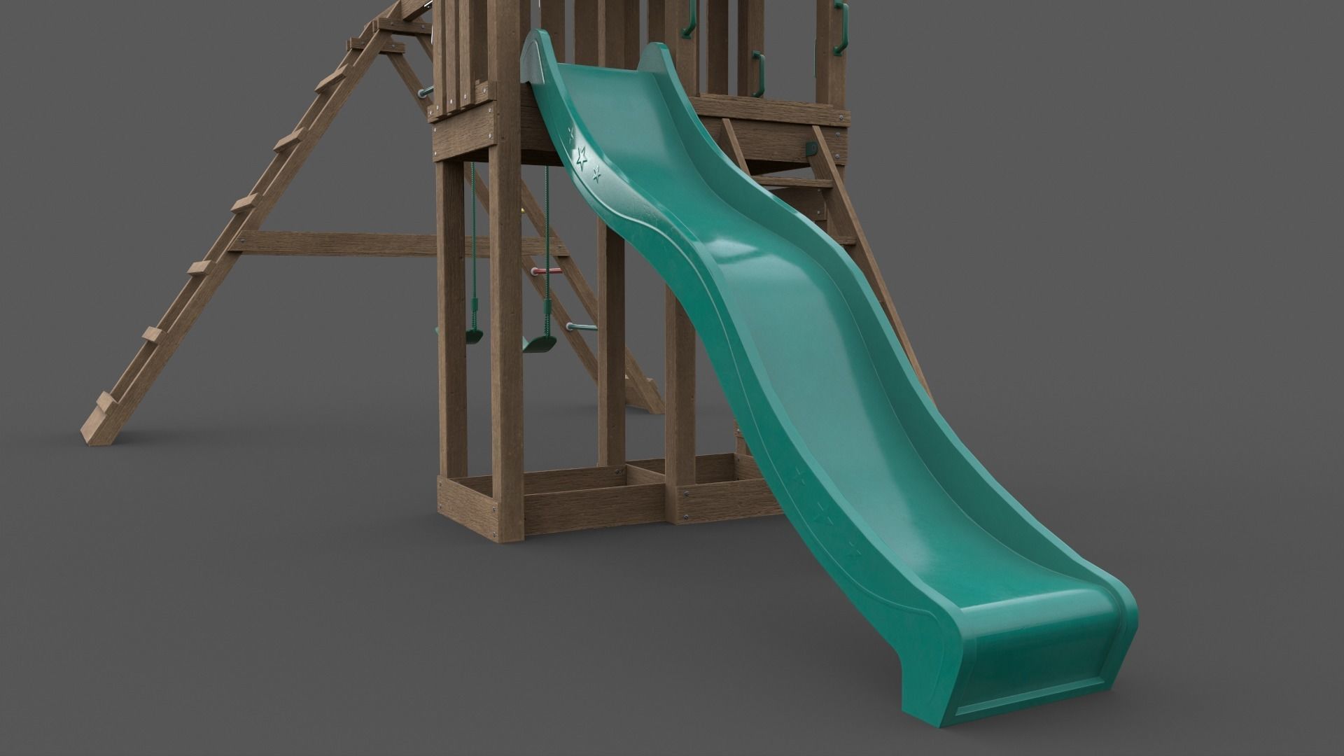 PBR Playground Jungle Gym 03 Low-poly 3D model_34