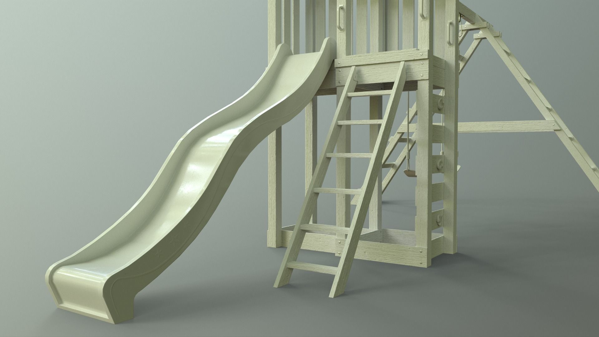 PBR Playground Jungle Gym 03 Low-poly 3D model_41