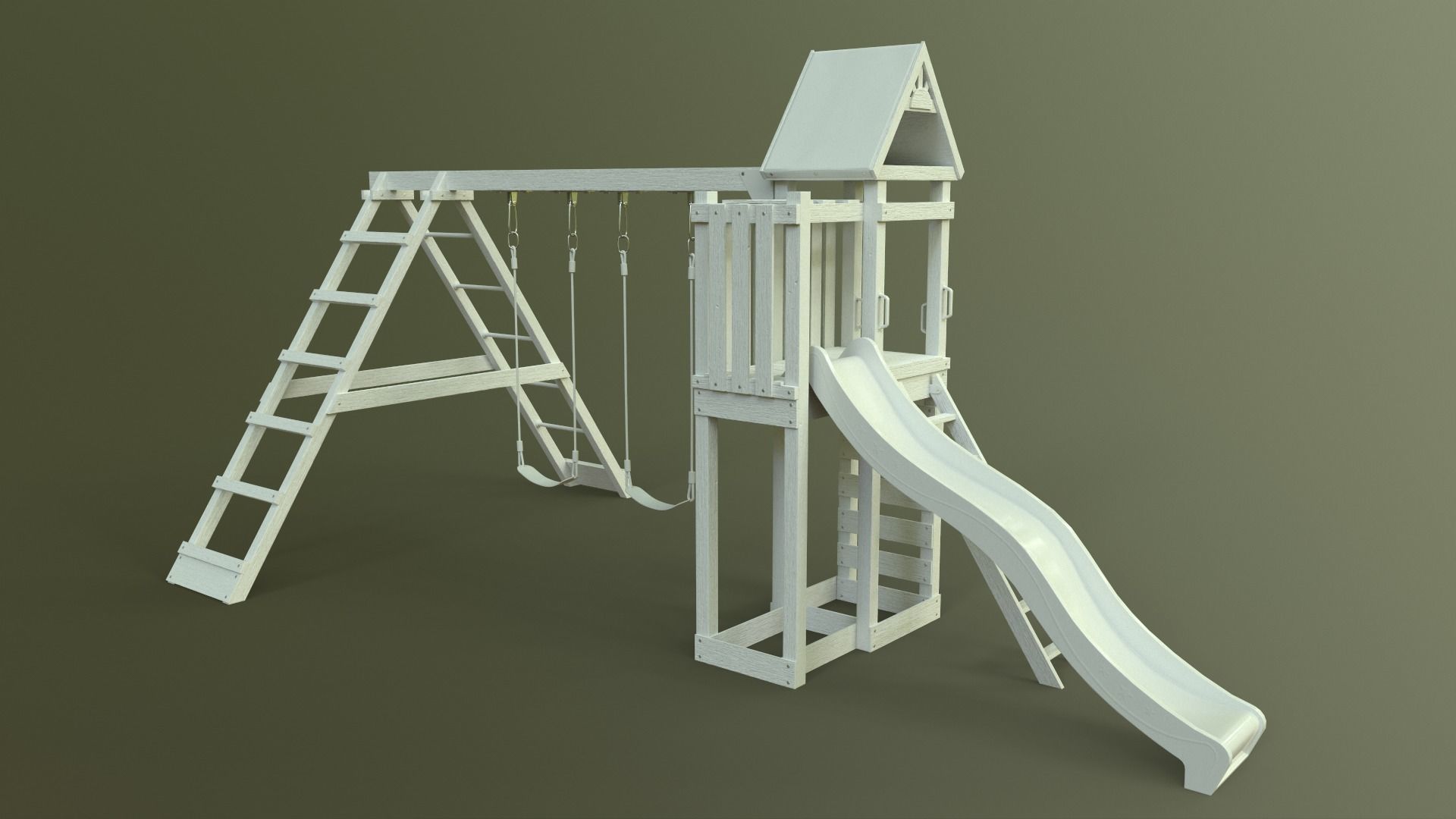 PBR Playground Jungle Gym 03 Low-poly 3D model_39