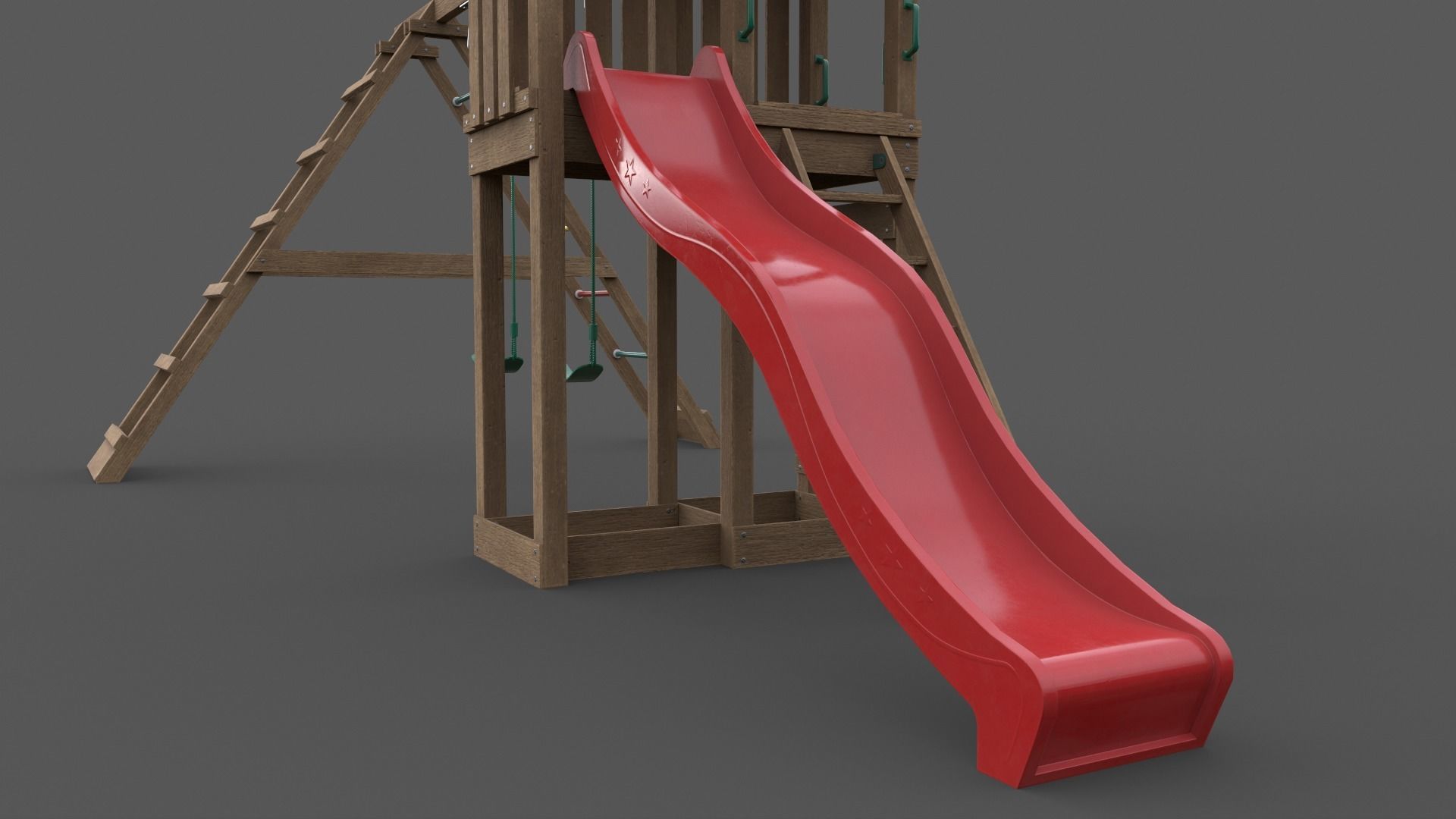 PBR Playground Jungle Gym 03 Low-poly 3D model_32