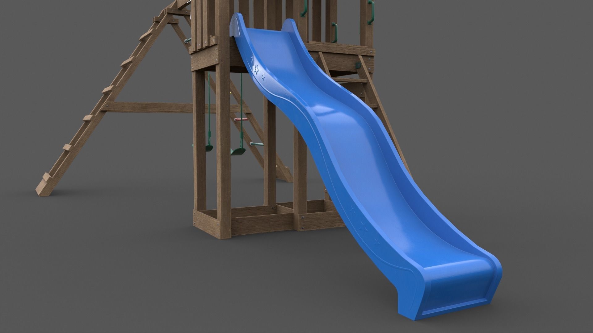 PBR Playground Jungle Gym 03 Low-poly 3D model_36