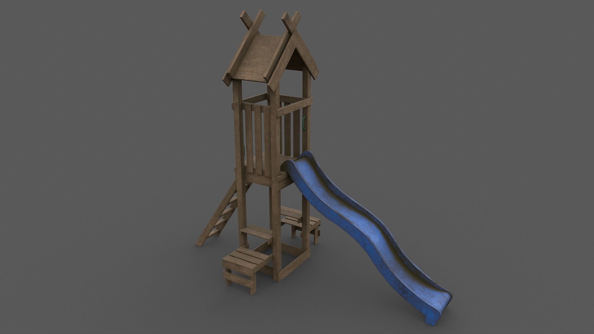 PBR Playground Jungle Gym 04 Low-poly 3D model_23