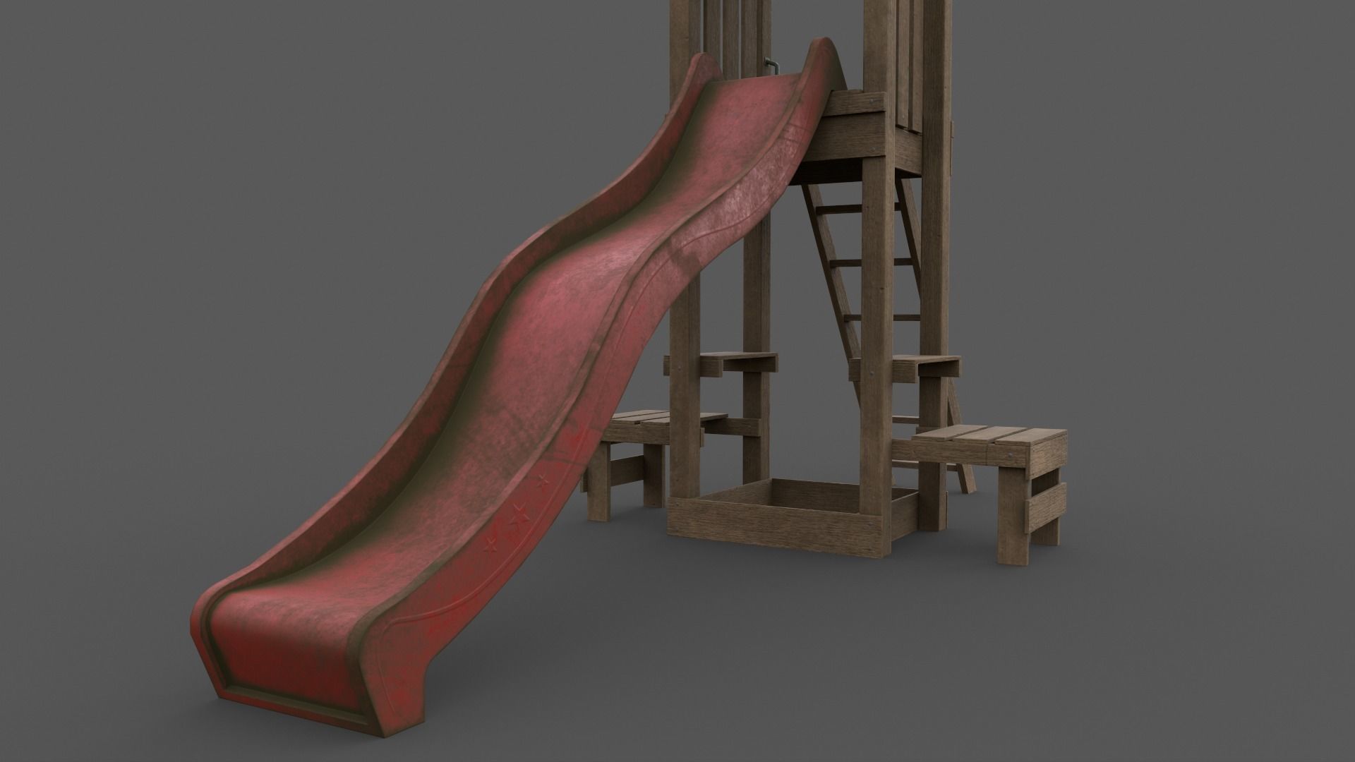 PBR Playground Jungle Gym 04 Low-poly 3D model_27