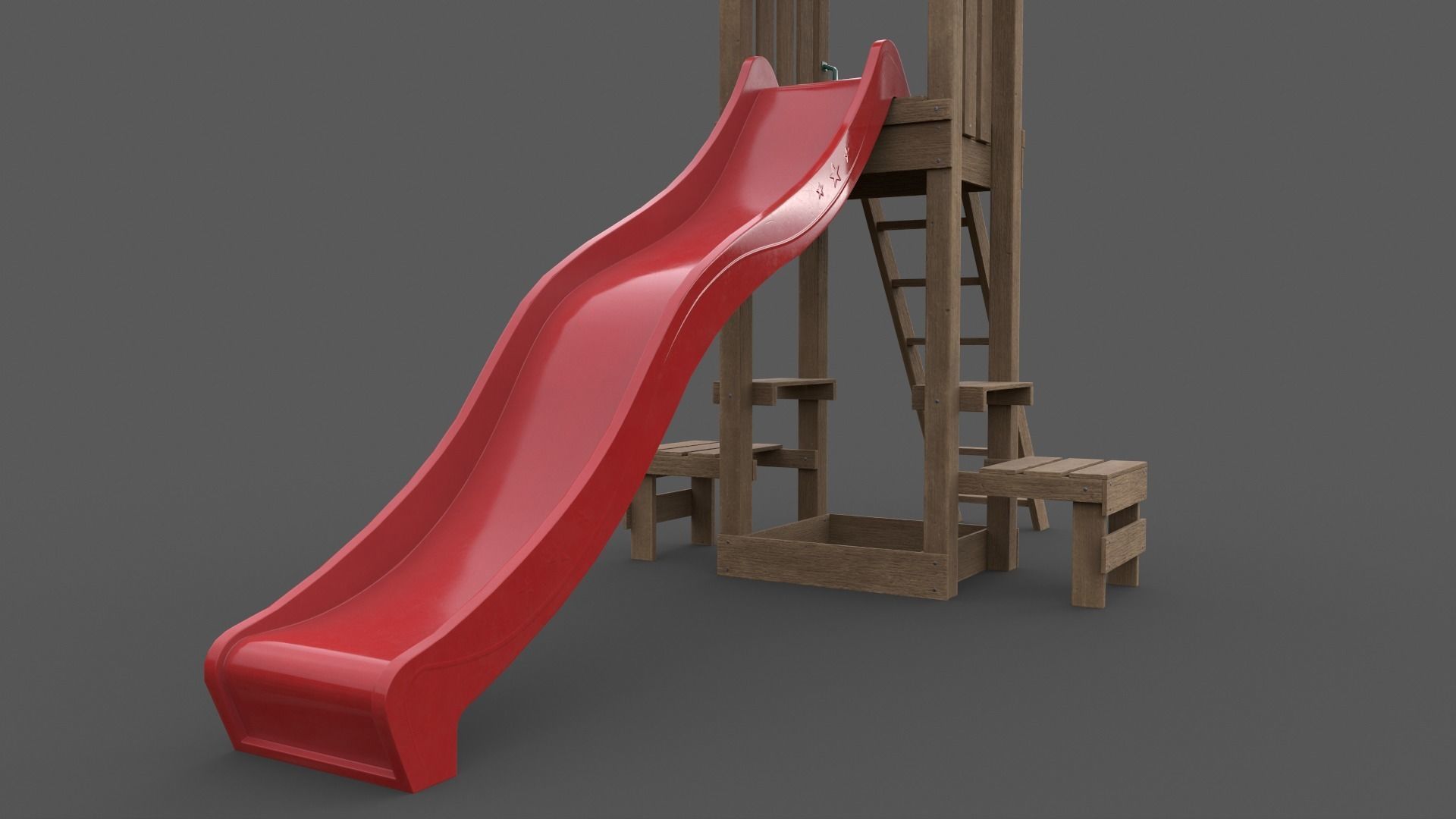PBR Playground Jungle Gym 04 Low-poly 3D model_26
