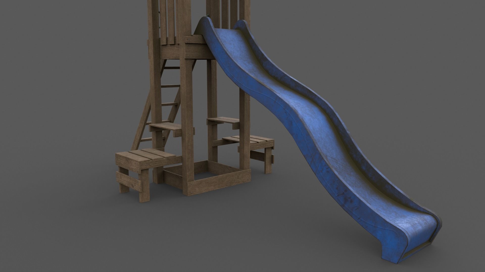 PBR Playground Jungle Gym 04 Low-poly 3D model_25