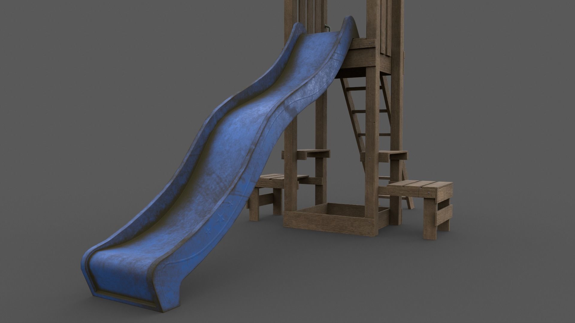 PBR Playground Jungle Gym 04 Low-poly 3D model_31