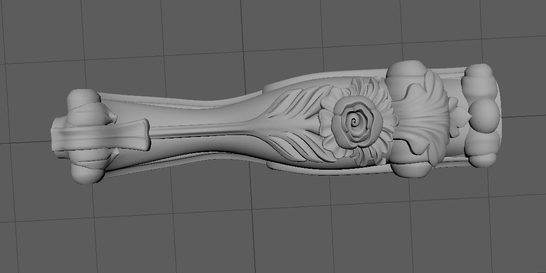 leg High quality 3d models for processing on a cnc machine  3D model_3