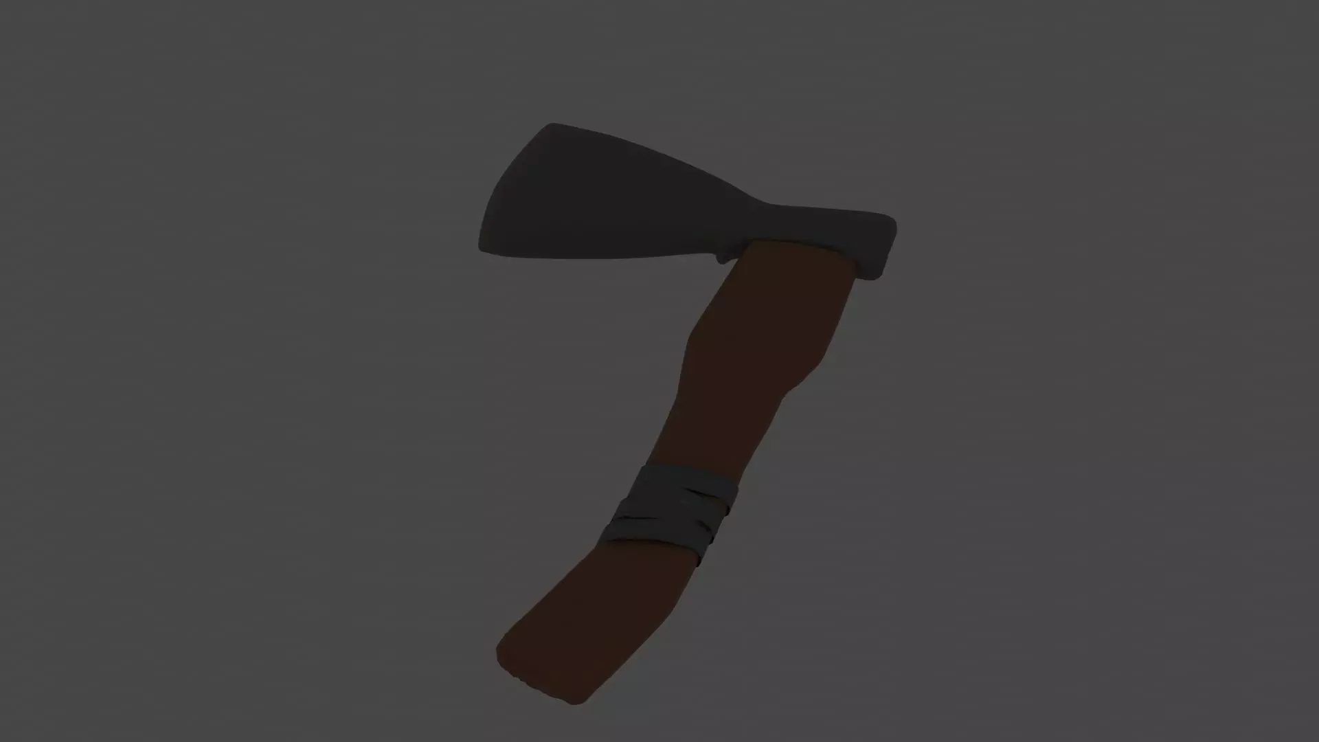 Iron Axe 3D model_0