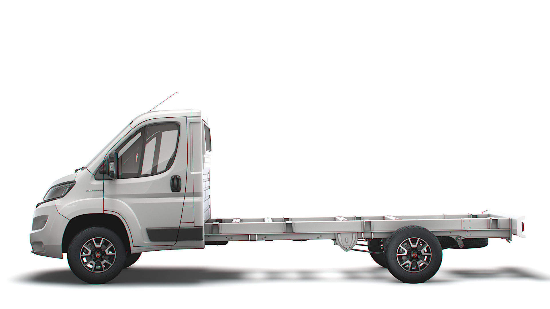 Fiat Ducato Chassis Truck Single Cab 4035 WB XL 2022 3D model_4