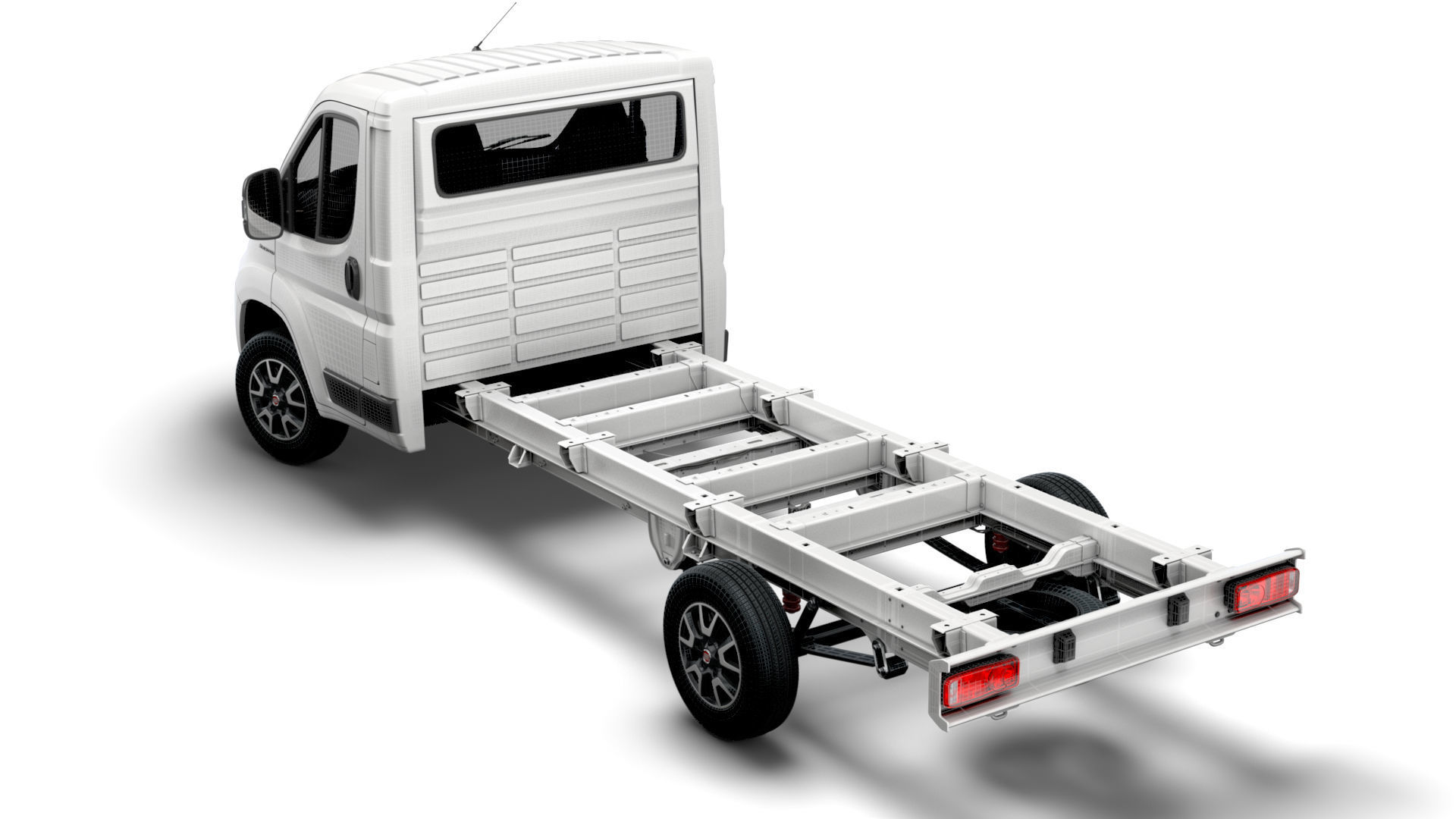 Fiat Ducato Chassis Truck Single Cab 4035 WB XL 2022 3D model_15