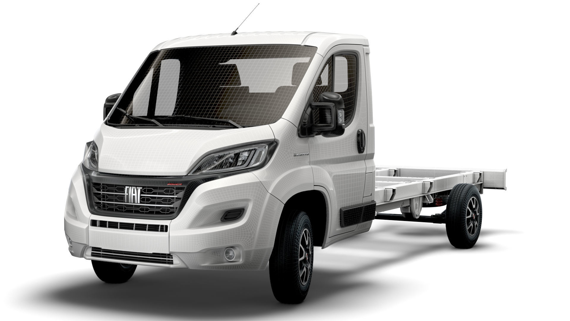 Fiat Ducato Chassis Truck Single Cab 4035 WB XL 2022 3D model_20