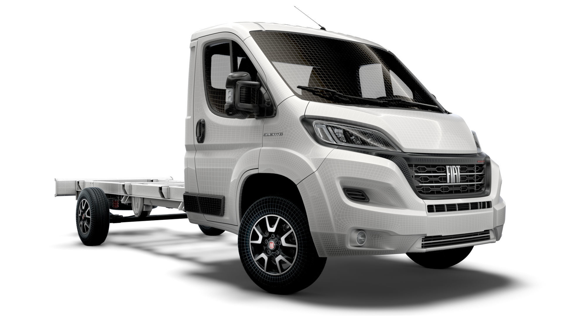 Fiat Ducato Chassis Truck Single Cab 4035 WB XL 2022 3D model_12