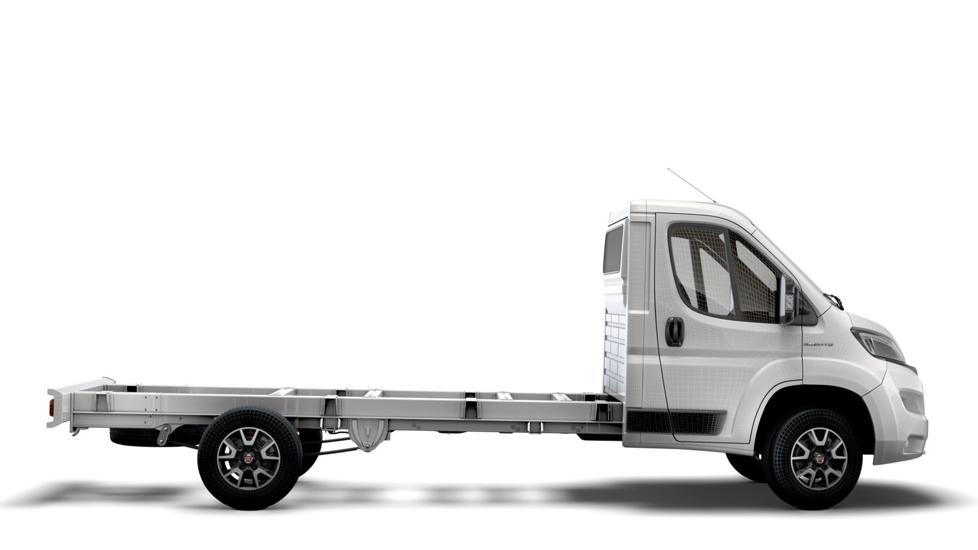 Fiat Ducato Chassis Truck Single Cab 4035 WB XL 2022 3D model_13