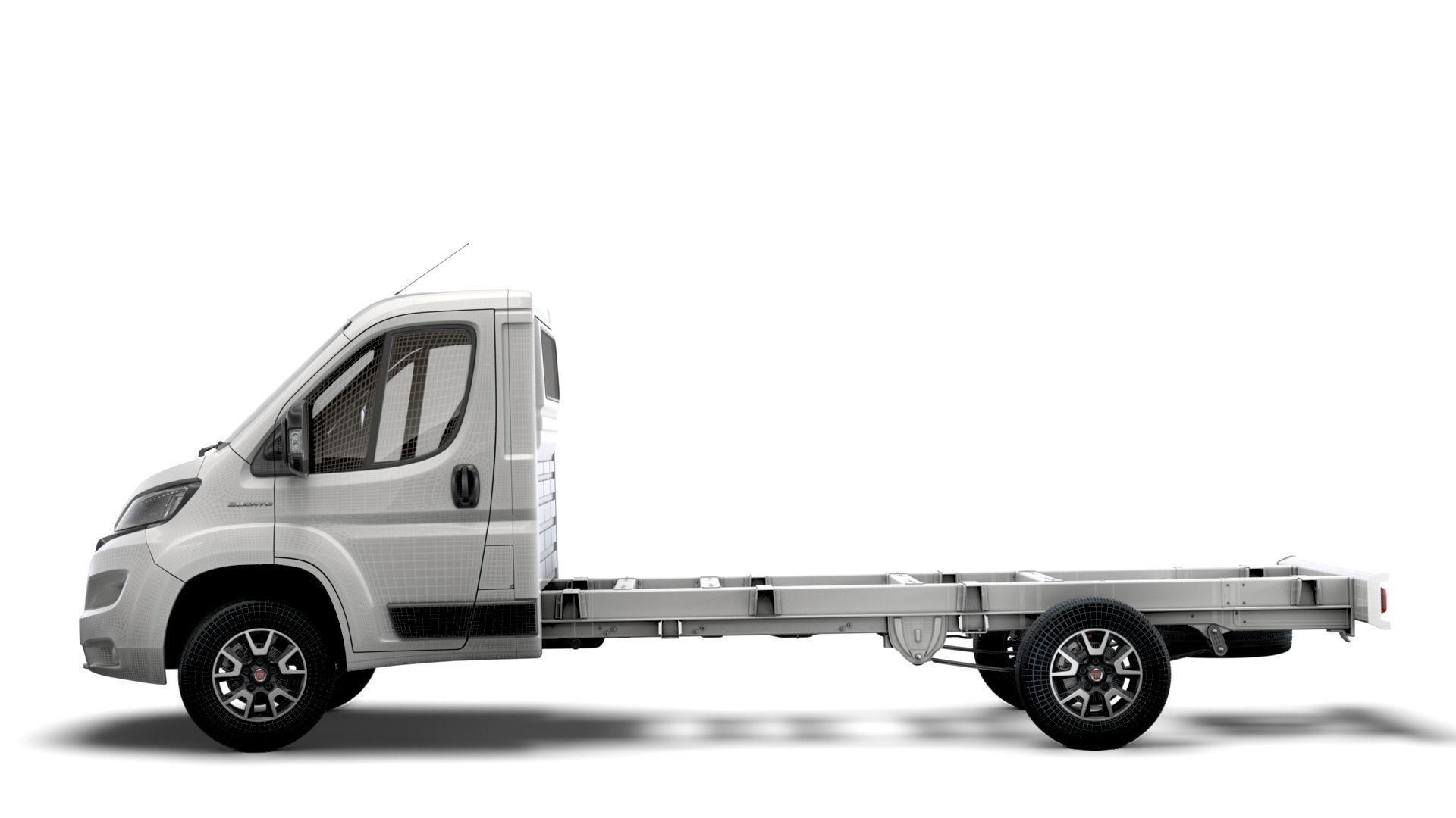 Fiat Ducato Chassis Truck Single Cab 4035 WB XL 2022 3D model_16