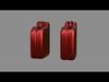 Jerrycan - Low and High poly Low-poly 3D model_1