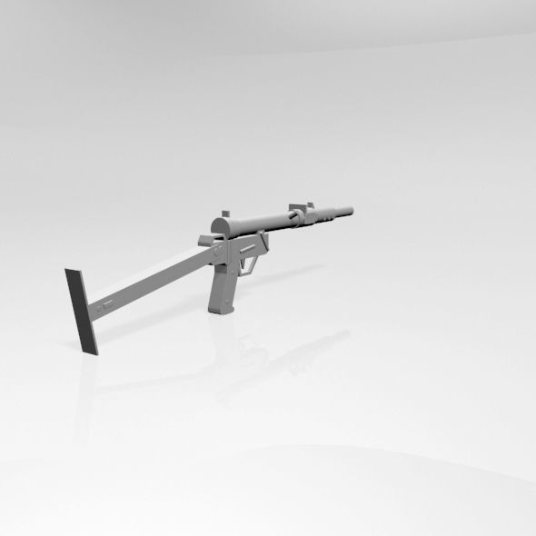 Sten Gun 01 3D model_19