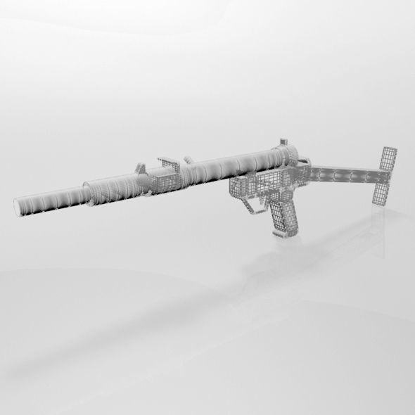 Sten Gun 01 3D model_7