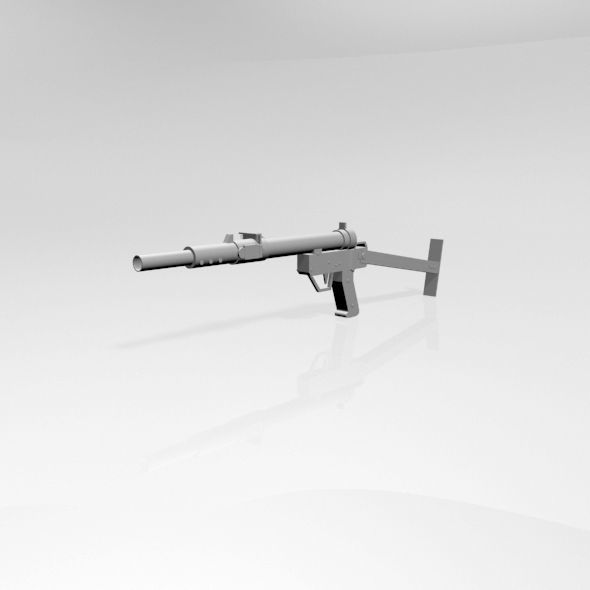 Sten Gun 01 3D model_13