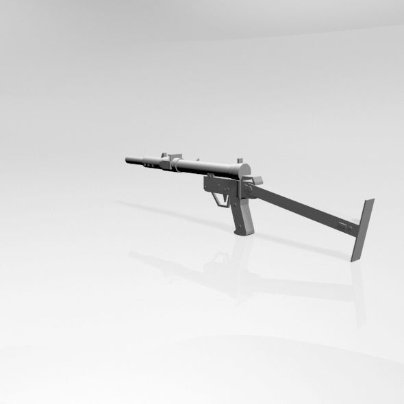 Sten Gun 01 3D model_10