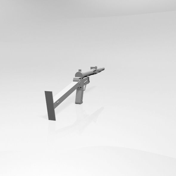Sten Gun 01 3D model_8