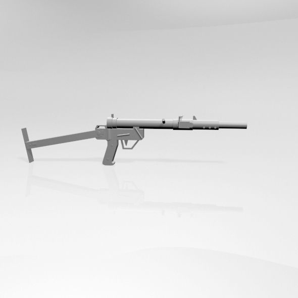 Sten Gun 01 3D model_17
