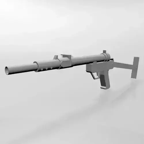 Sten Gun 01 3D model