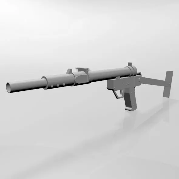 Sten Gun 01 3D model_0